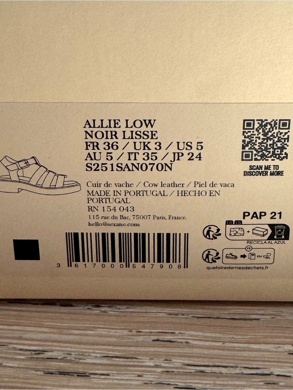 Sezane - Allie Low Sandals NWT - Picture 7 of 9
